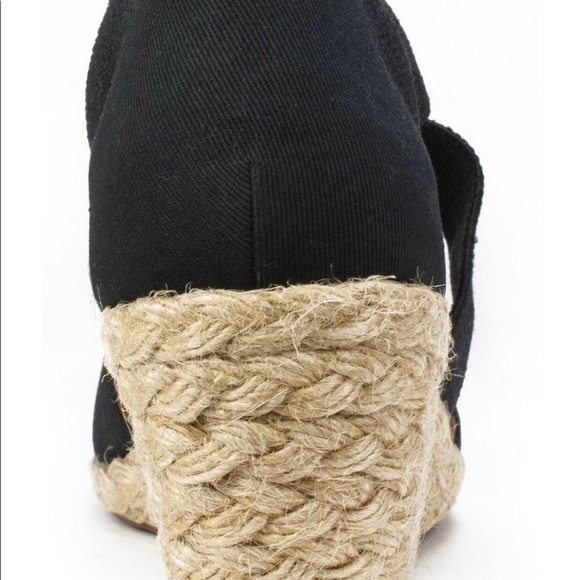 White Mountain Peep-toe espadrille wedge 8 1/2 - Picture 8 of 8